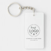 Porte-clés Nom et titre personnalisés Porte - clé rectangle ( (Devant)