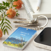 Porte-clés nom et titre professionnel (Devant droit)