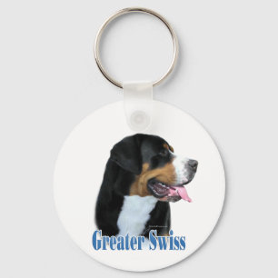 Porte-clés Nom Grand Chien de montagne suisse