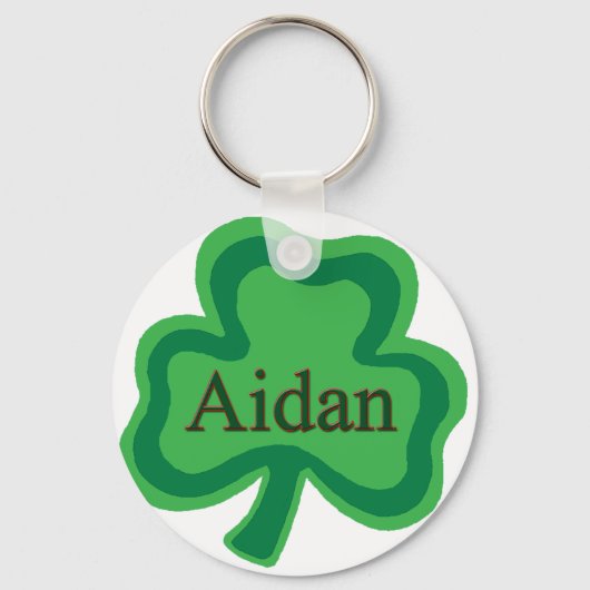 Porte-clés Nom irlandais Aidan (Recto)