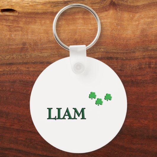 Porte-clés Nom irlandais Liam (Recto)