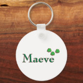 Porte-clés Nom irlandais Maeve (Recto)