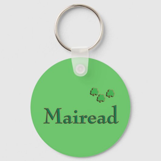 Porte-clés Nom irlandais Mairead (Recto)