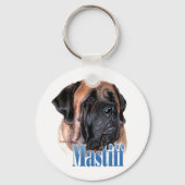 Porte-clés Nom Mastiff (abricot2) (Recto)