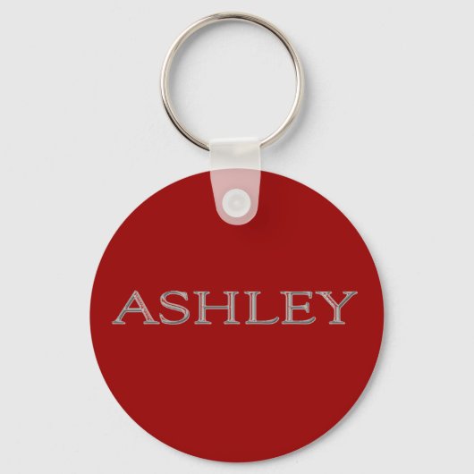 Porte-clés Nom personnalisé Ashley (Recto)