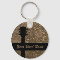 Nom personnalisé Band Merch Rock Guitare Country M