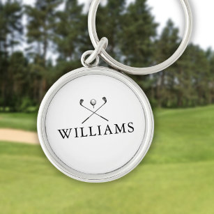 Porte-clés Nom personnalisé Clubs de golf