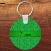 Porte-clés Nom personnalisé cornichons verts verts (Recto)