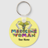 Porte-clés Nom personnalisé de la femme de médecine (Recto)