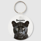 Porte-clés Nom personnalisé de l'animal sauvage Panther (Recto)