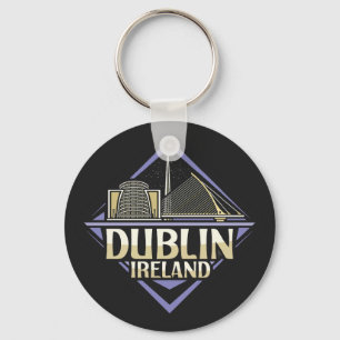 Porte-clés Nom personnalisé Dublin Irlande