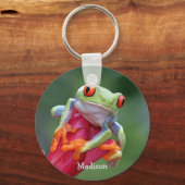 Porte-clés Nom personnalisé Frog (Recto)