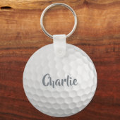 Porte-clés Nom personnalisé Golf Ball (Recto)