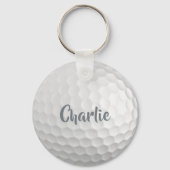 Porte-clés Nom personnalisé Golf Ball (Verso)