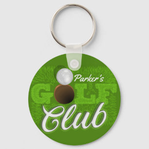 Porte-clés NOM Personnalisé Golf Green Golf Club