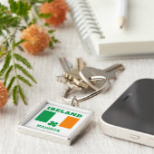 Porte-clés Nom personnalisé Irlande (Côté)