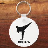 Porte-clés Nom personnalisé Karate / Taekwondo / judo (Recto)