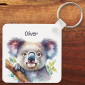 Porte-clés Nom personnalisé Little Koala Oear Animal Australi (Verso)