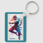 Porte-clés Nom personnalisé Martial Arts (Verso)
