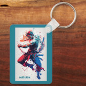 Porte-clés Nom personnalisé Martial Arts (Verso)
