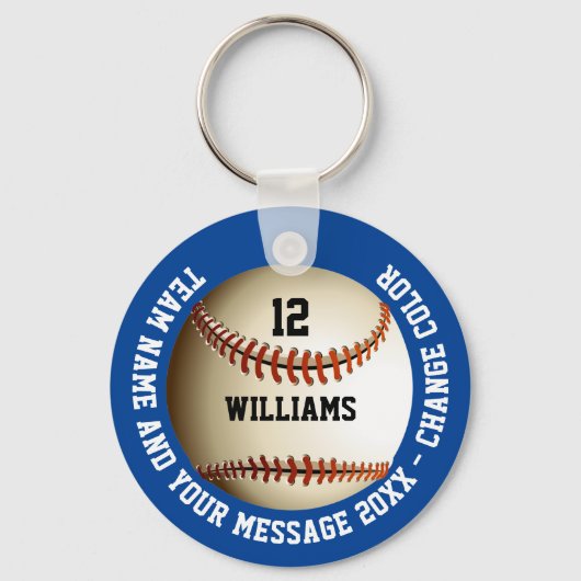 Porte-clés Nom personnalisé Numéro d'équipe Nom de l'équipe B (Recto)