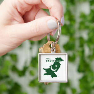 Porte-clés Nom personnalisé Pakistan