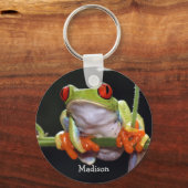 Porte-clés Nom personnalisé Porte - clé de grenouille (Recto)