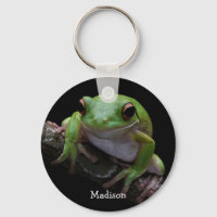 Nom personnalisé Porte - clé de grenouille
