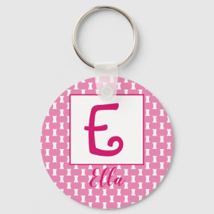 Porte-clés Nom personnalisé/ porte - clé initial