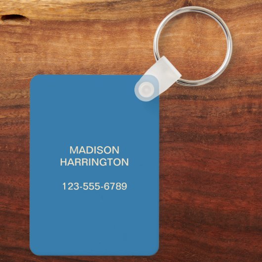 Porte-clés Nom personnalisé / Texte Cape Cod Massachusetts (Verso)