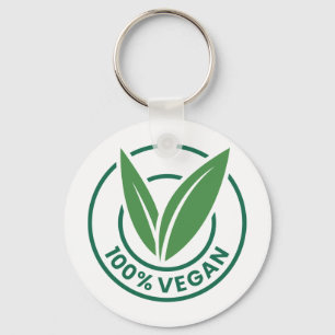 Porte-clés Nom personnalisé / Vegan texte