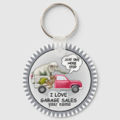 Porte-clés Nom personnalisé Ventes Garage (Recto)