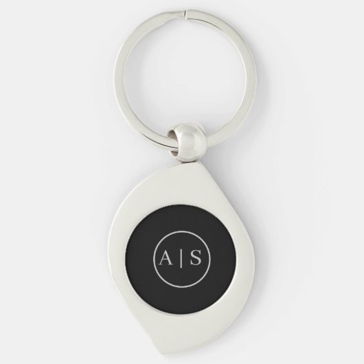 Porte-clés Nom personnel personnalisable (Devant)
