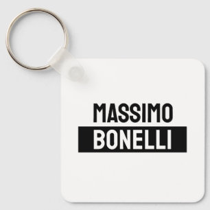 Porte-clés Nom propre Minimaliste Moderne Simple Noir Blanc