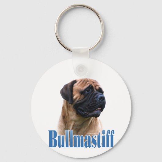 Porte-clés Nom Red Bullmastiff (Recto)