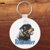 Porte-clés Nom Rottweiler (Verso)