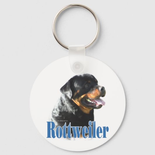 Porte-clés Nom Rottweiler (Verso)