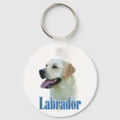 Porte-clés Nom Yellow Labrador Retriever (Verso)