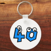 Porte-clés Nombre Quarante (Recto)