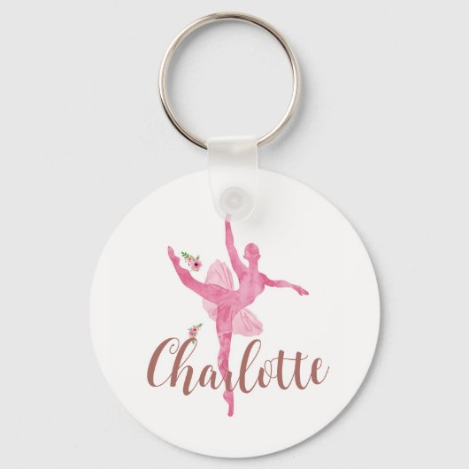 Porte-clés nominatif pour danseur professeur de da (Recto)
