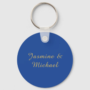 Porte-clés Noms de couple calligraphiés chic et adorables ble