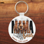 Porte-clés Noms personnalisés de Mama Bear - © GraphicLoveSho (Recto)