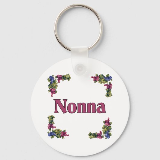 Porte-clés Nonna (grand-mère italienne) (Recto)