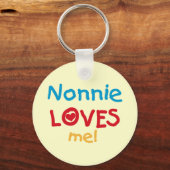 Porte-clés Nonnie aime moi t-shirts et cadeaux (Recto)