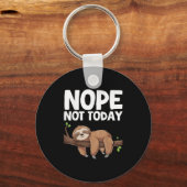 Porte-clés Nope Not Today Sloth (Recto)