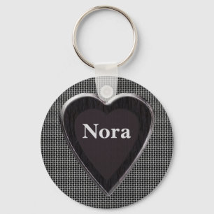 Porte-clés Nora a volé mon coeur Keychain