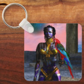 PORTE-CLÉS NORA CYBER WARRIOR (Recto)