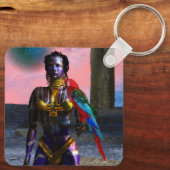 PORTE-CLÉS NORA CYBER WARRIOR (Verso)