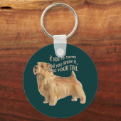 Porte-clés norfolk terrier (Recto)
