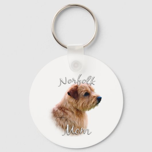 Porte-clés Norfolk Terrier Maman 2 (Recto)